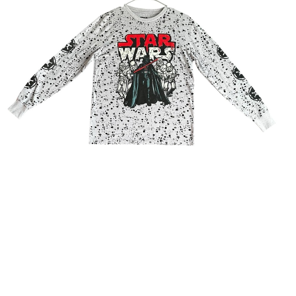 STAR WARS KIDS GRAPHIC LONG SLEEVE T-SHIRT SZ LG (14-16)
